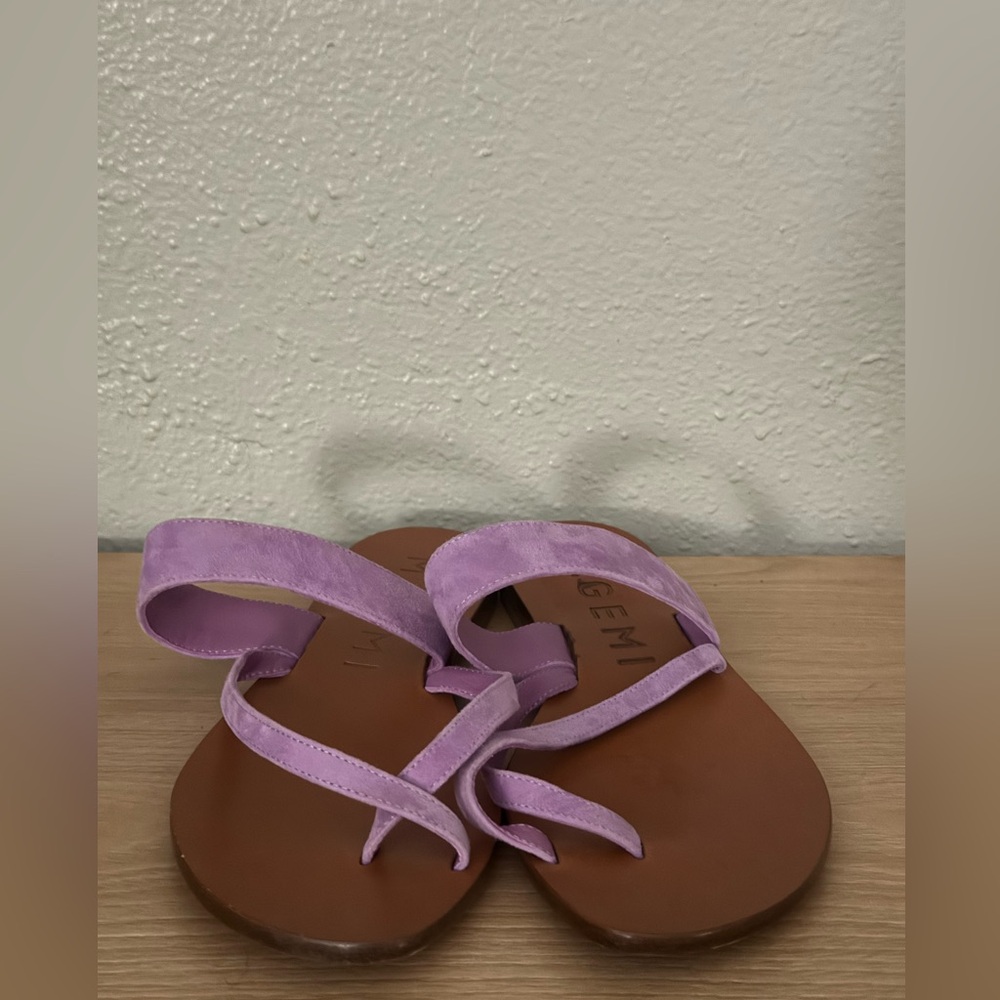 M. GEMI Medio Flat Lavender Sandal Size 38